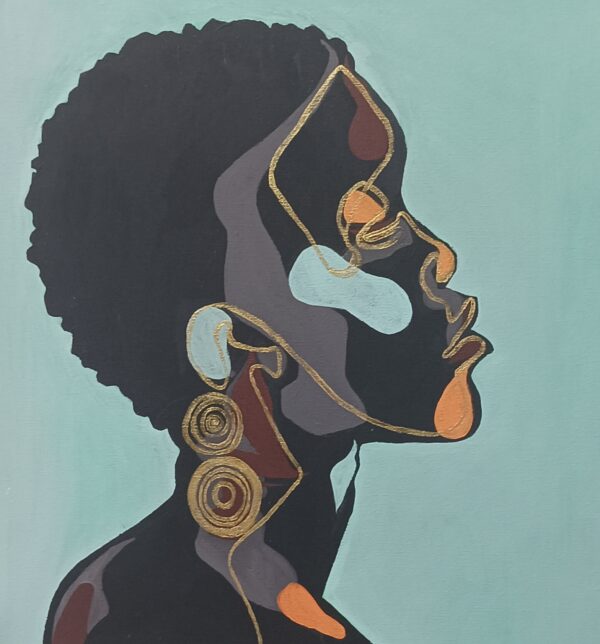 Painting "African woman"