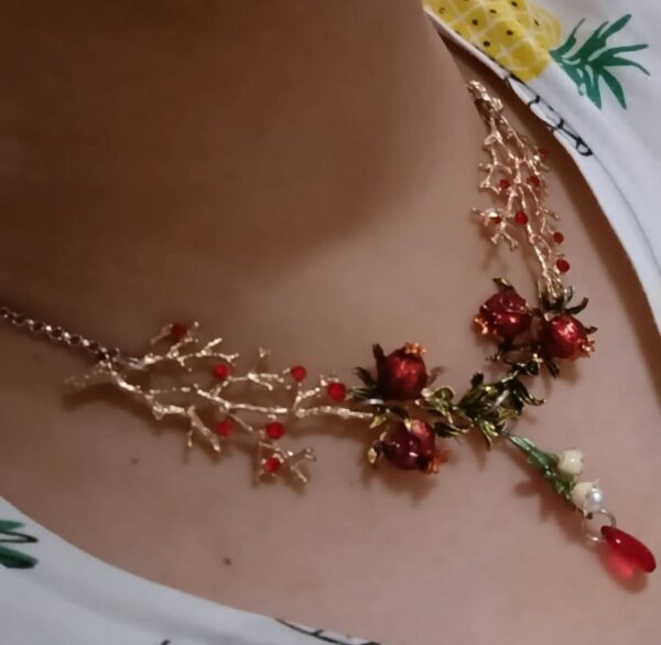 Garnet necklace
